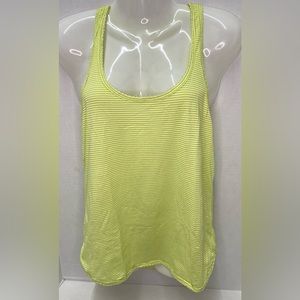 Lululemon Singlet Tank Neon Green Yellow